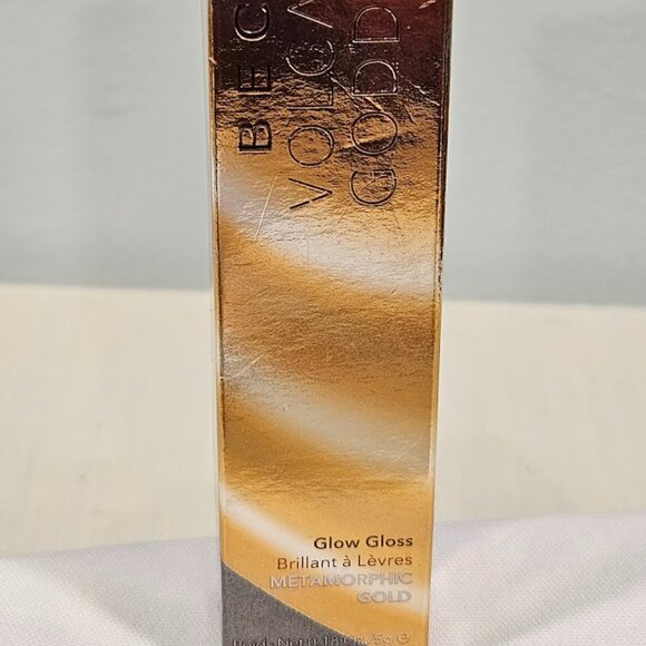 BECCA Glow Gloss Volcanic Goddess Metamorphic Gold New in Box .18OZ Beauty - Picture 3 of 6